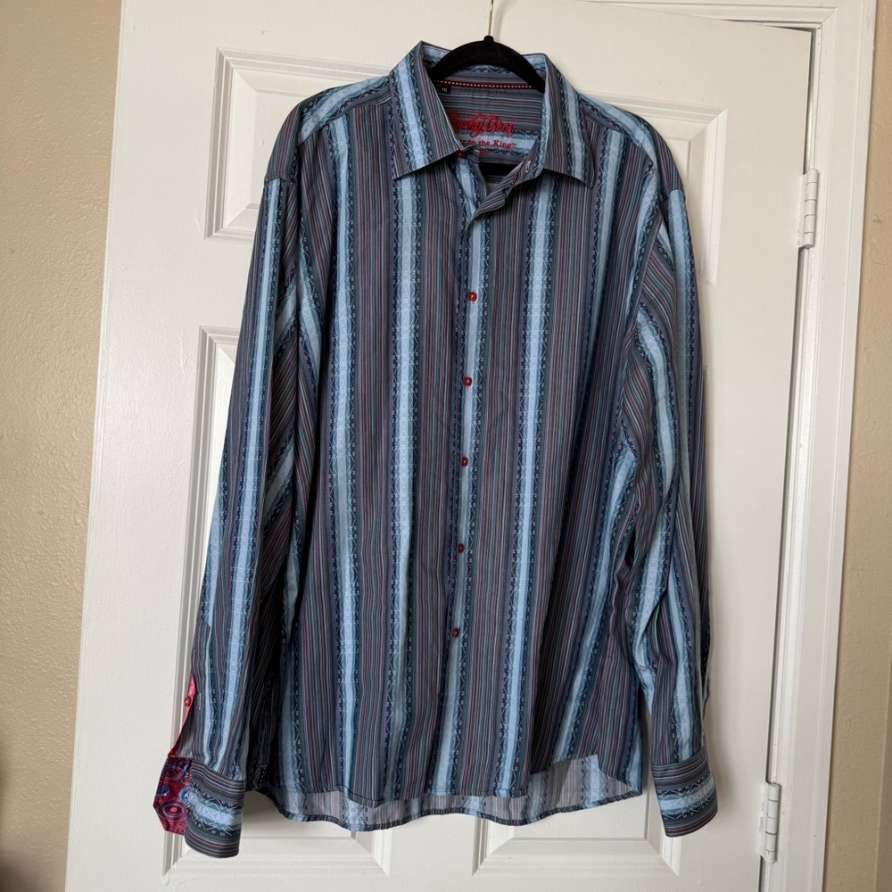 Lansky Bros Dress Shirt Size XXL